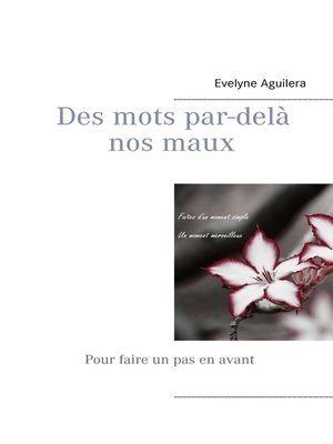 cover image of Des mots par-delà nos maux